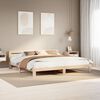 vidaXL Bedframe zonder matras massief grenenhout 180x200 cm