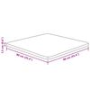 vidaXL Tafelblad vierkant 90x90x1,5 cm behandeld eiken donkerbruin