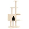 vidaXL Kattenmeubel met sisal krabpalen 145 cm cr&egrave;mekleurig