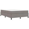 vidaXL Boxspringbed Taupe 140 x 200 cm Stof