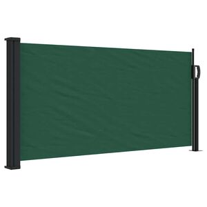 vidaXL Windscherm uittrekbaar 100x300 cm donkergroen