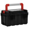 vidaXL Gereedschapskist 45x28x26,5 cm zwart en rood