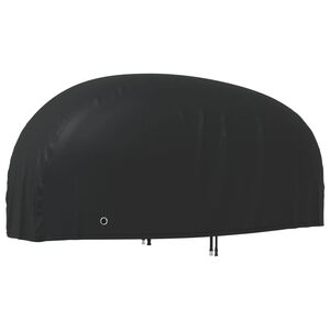 vidaXL Motorhoes 230x95x125 cm 210D oxford zwart