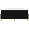 vidaXL Bedframe met matras Zwart 140 x 190 cm Stof
