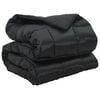 vidaXL Winter Dekbed 240 x 260 cm 450 gsm Zwart