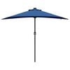 vidaXL Tuinparasol Blauw 294 x 150 x 223 cm Stof