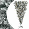 vidaXL Ondersteboven Kunstmatige Gehingde Kerstboom 150 cm 150 LED's