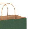 vidaXL Papieren zakken 250 st met hengsels 32x17x44 cm groen
