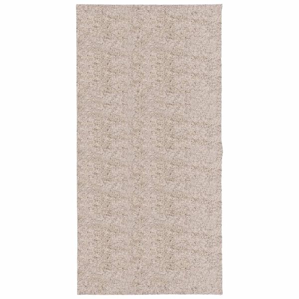 vidaXL Vloerkleed PAMPLONA shaggy hoogpolig modern 100x200 cm beige