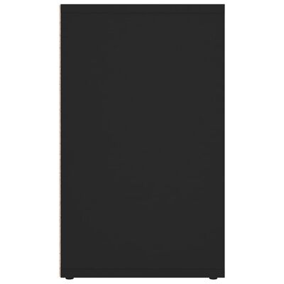 vidaXL Schoenenkast 52,5x30x50 cm zwart