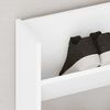 vidaXL Wandschoenenkast 80x18x60 cm bewerkt hout wit