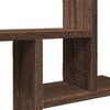 vidaXL Wandschappen 2 st 50x12x50 cm bewerkt hout bruin eikenkleurig