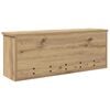 vidaXL Wandgemonteerde kapstok met plank Artisan Eiken 80 x 20 x 30 cm