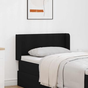 vidaXL Hoofdbord oor Zwart PVC
