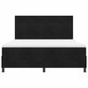 vidaXL Boxspringbed met matras met hoofdeinde Zwart 180 x 200 cm Stof