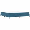 vidaXL Boxspringbed met matras Donkerblauw 200 x 220 cm Stof