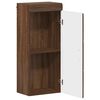 vidaXL Badkamer wandkast met plank TULUM Bruin Eiken 37 x 24,5 x 86 cm
