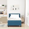 vidaXL Boxspringbed met hoofdeinde Donkerblauw 200 x 100 cm Fluweel