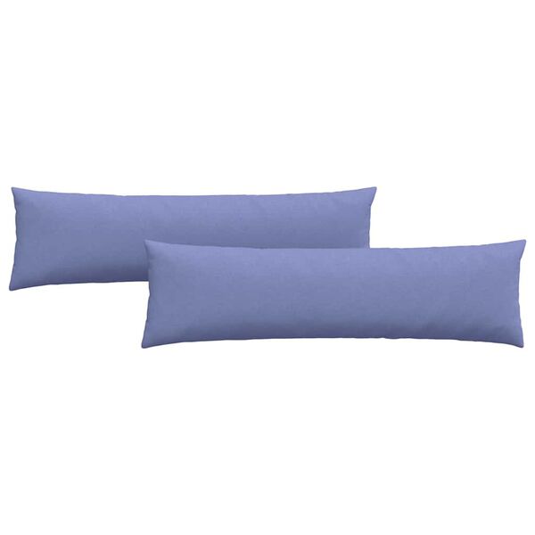 vidaXL Sofa Kussens 2 stuks Blauw 145 x 40 cm Stof