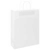 vidaXL Papieren zakken 250 st met hengsels 32x12x42 cm wit