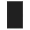 vidaXL Buitenrolgordijn 90% UV-blok Zwart 80 x 140 cm HDPE