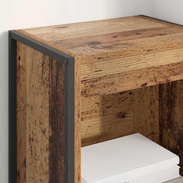 vidaXL Boekenkast Oud Hout 80 x 30 x 155 cm Bewerkt hout