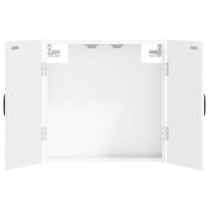 vidaXL Dartbord Kabinet HOORN Hoogglans Wit 52,5 x 10,5 x 53,5 cm