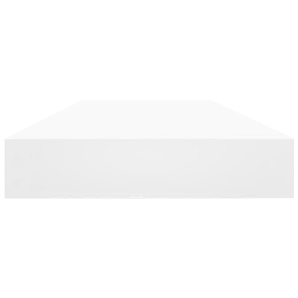 vidaXL Wandschappen 4 st 100x10x1,5 cm spaanplaat wit