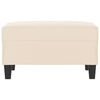 vidaXL Voetenbank 70x55x41 cm microvezelstof beige