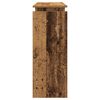vidaXL Wandtafel 102x30x80 cm bewerkt hout oud houtkleurig