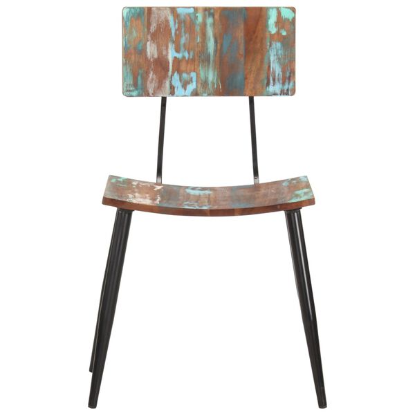 vidaXL Eetkamerstoelen 6 st massief gerecycled hout