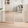 vidaXL Hondenhek opvouwbaar 2 panelen 160 cm populierenhout