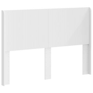 vidaXL Hoofdbord Wit Bewerkt hout