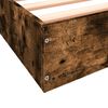 vidaXL Bedframe zonder matras hout gerookt eikenkleurig 180x200 cm