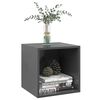 vidaXL Wandkasten 4 st 37x37x37 cm bewerkt hout grijs