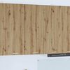 vidaXL Hangkast Ambachtelijke Eik en Wit 50 x 31 x 100 cm Bewerkt hout