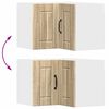 vidaXL Keukenkast Sonoma Eiken 57 x 57 x 40 cm Bewerkt hout