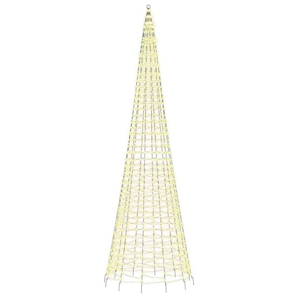 vidaXL LED-kerstboom 1534 LEDs warm wit 500 cm