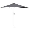 vidaXL Tuinparasol Antraciet 294 x 150 x 223 cm Polyester en staal