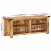 vidaXL Tv-meubel 110x35x40 cm massief ruw mangohout