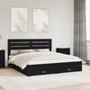 vidaXL Bedframe met lade met hoofdeinde met opslag Bewerkt hout