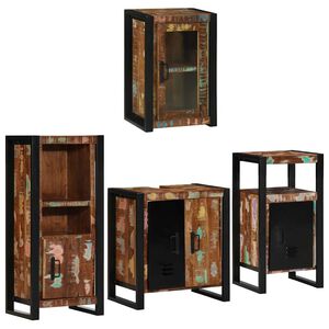 vidaXL Badkamermeubelset 4 st Multikleur 55 x 35 x 60 cm