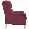 vidaXL Fauteuil Wijnrood 76 x 94 x 102 cm Stof