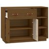 vidaXL Dressoir 98,5x40x75 cm massief grenenhout honingbruin