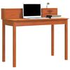 vidaXL Bureau met lade Wasbruin 110 x 50 x 93 cm Massief Grenen Hout