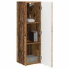 vidaXL TV Wandkast 2 pcs Oud Hout 30 x 31 x 100 cm Bewerkt hout