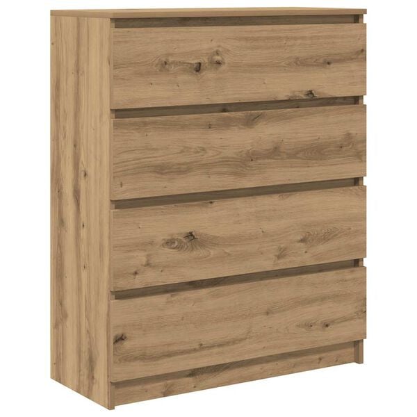 vidaXL Dressoir 80x35x99 cm spaanplaat artisan eikenkleurig