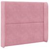 vidaXL Hoofdbord oor Roze 80 x 16 x 4 cm Fluweel