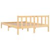 vidaXL Bedframe massief grenenhout 140x190 cm