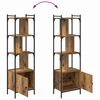 vidaXL Boekenkast Oud Hout 44,5 x 30 x 154,5 cm Bewerkt hout